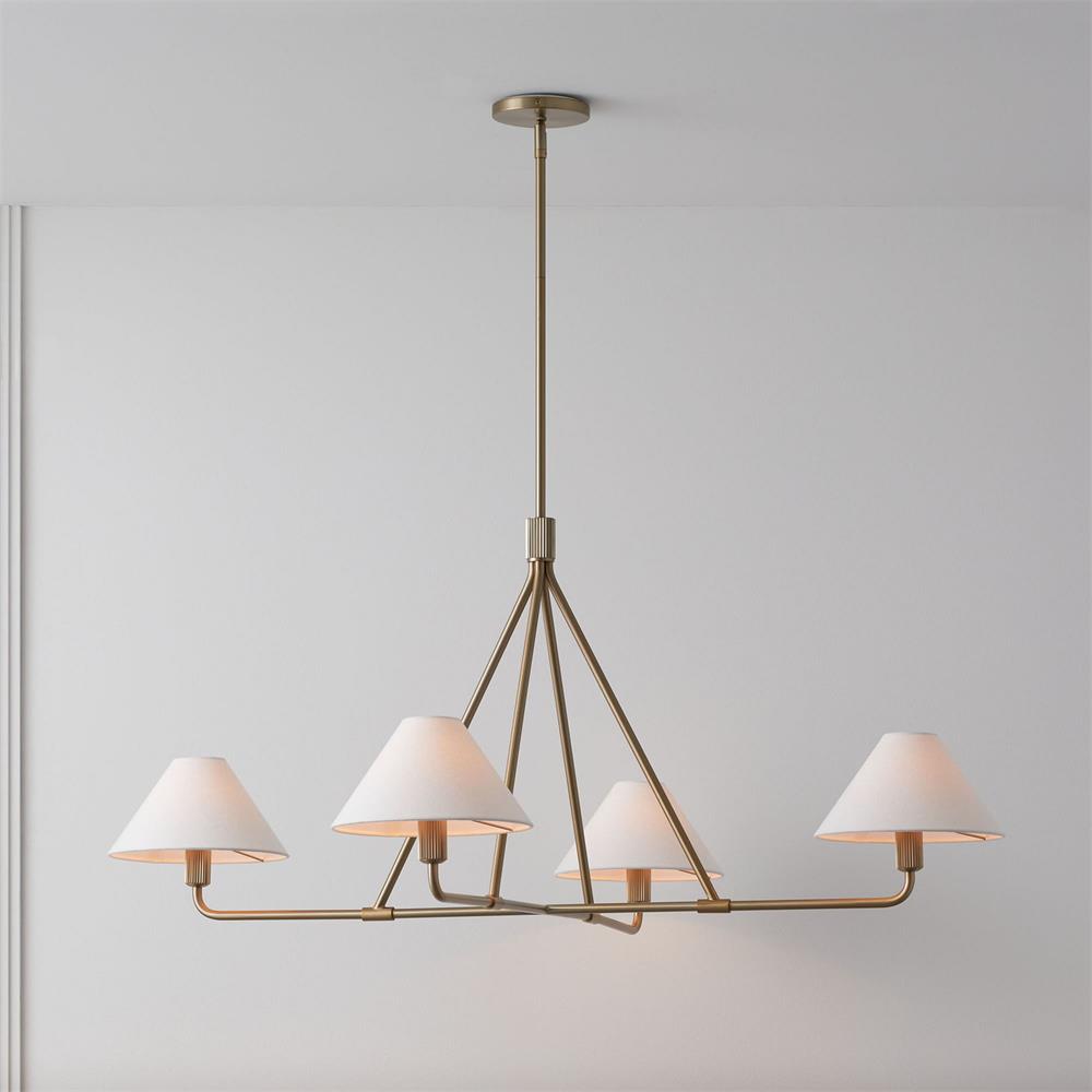 Aurora Chandelier Cone Shade Minimalist - Lamp Outdoor