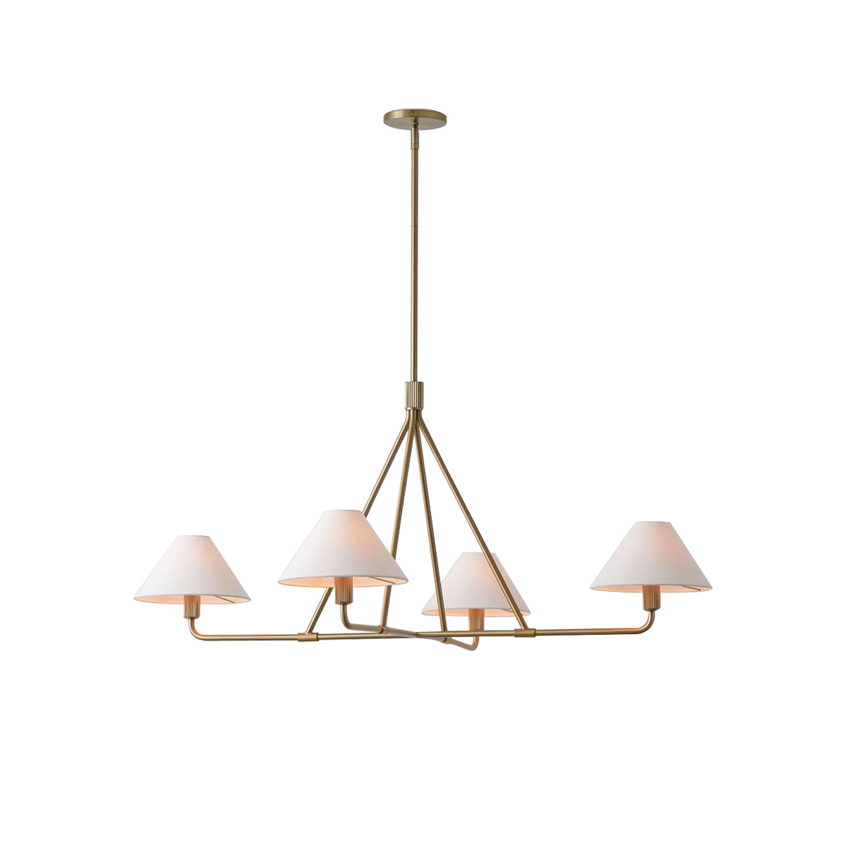 Aurora Chandelier Cone Shade Minimalist - Lamp Outdoor