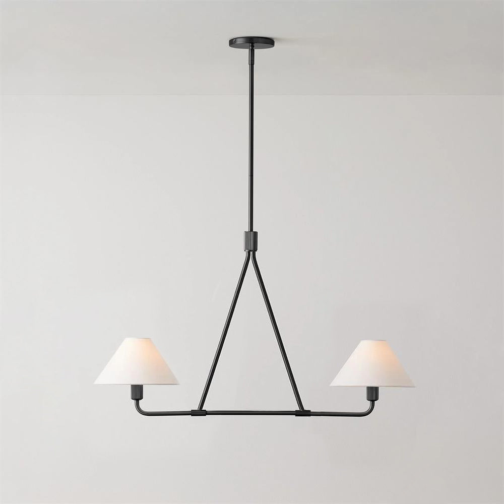Aurora Chandelier Cone Shade Minimalist - Lamp Outdoor