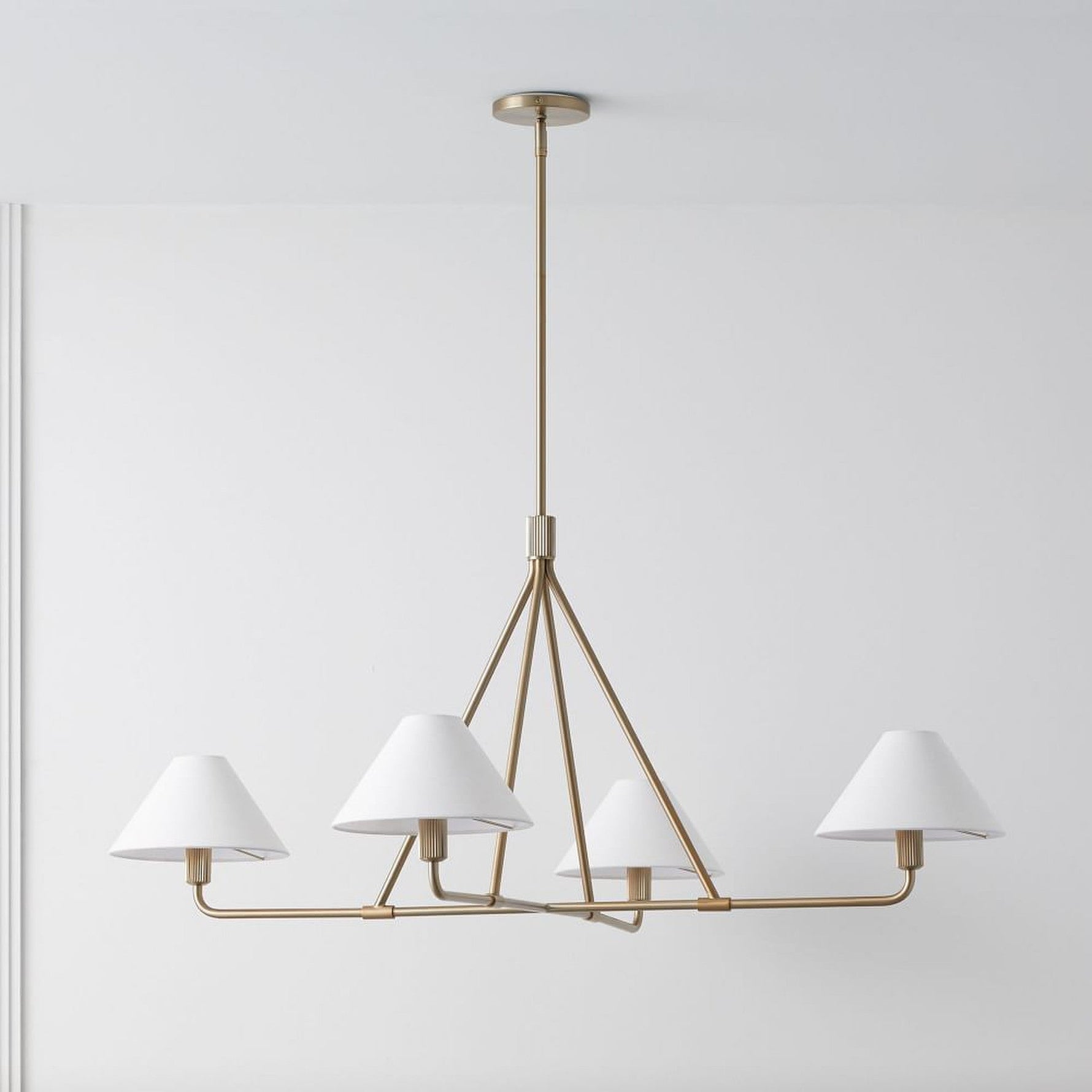 Aurora Chandelier Cone Shade Minimalist - Lamp Outdoor