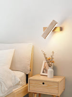 Esorora Rectangular Travertine Wall Light - Lamp Outdoor