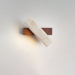 Esorora Rectangular Travertine Wall Light - Lamp Outdoor