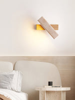 Esorora Rectangular Travertine Wall Light - Lamp Outdoor