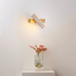 Esorora Rectangular Travertine Wall Light - Lamp Outdoor