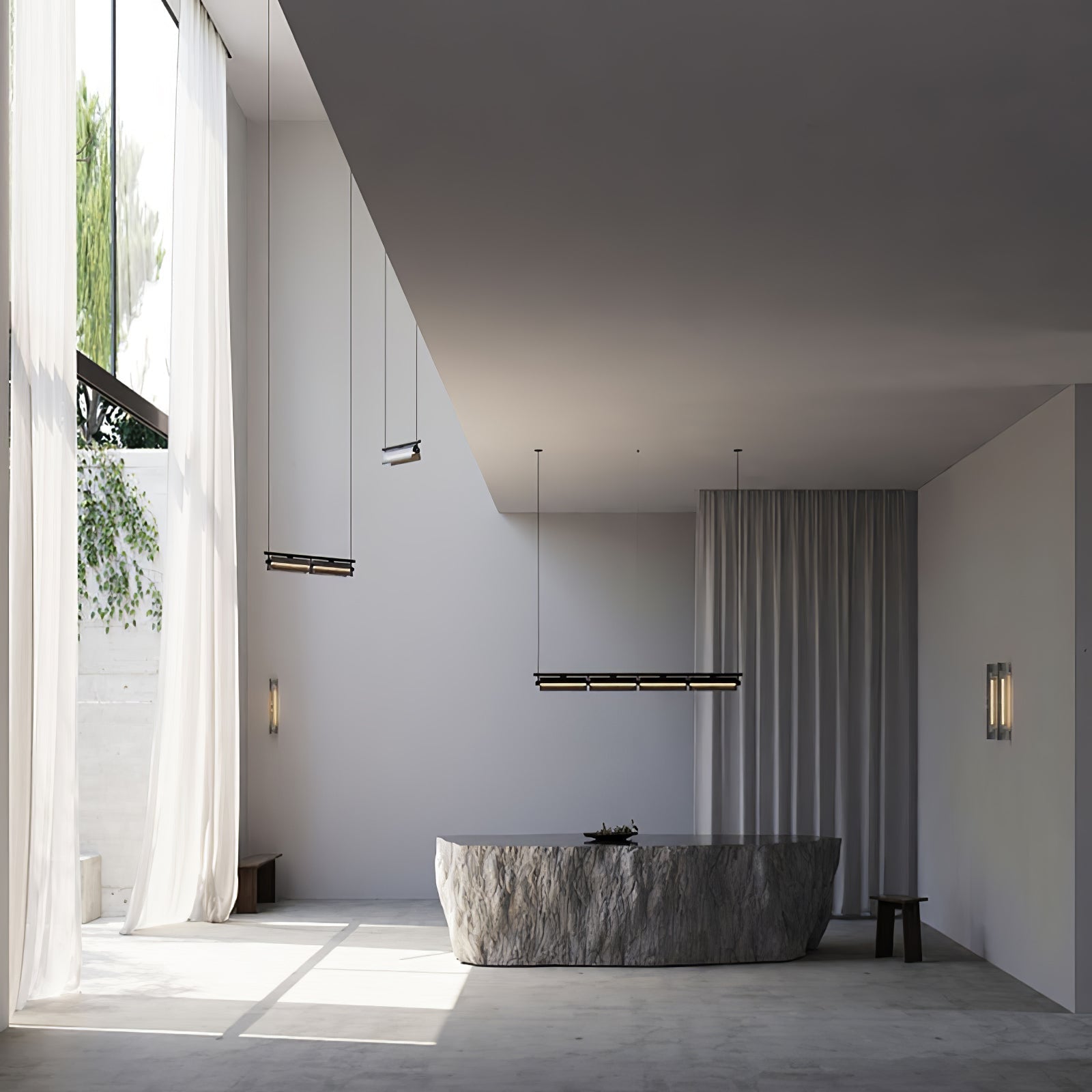 Axya Island Chandelier - Lamp Outdoor