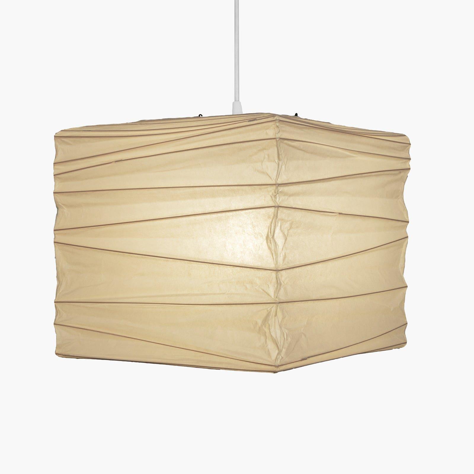 Ayla Paper Cube Pendant Lamp - Lamp Outdoor