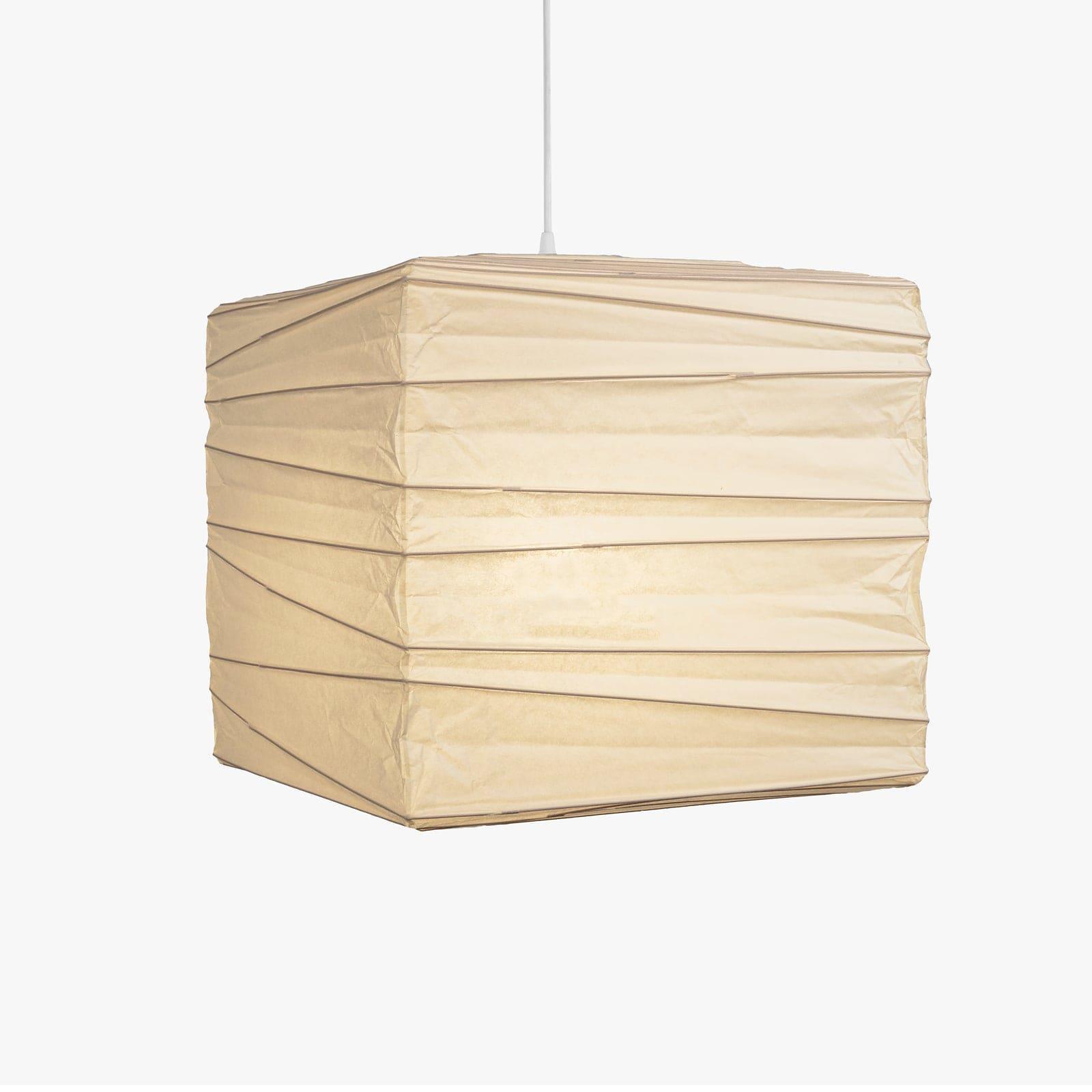 Ayla Paper Cube Pendant Lamp - Lamp Outdoor