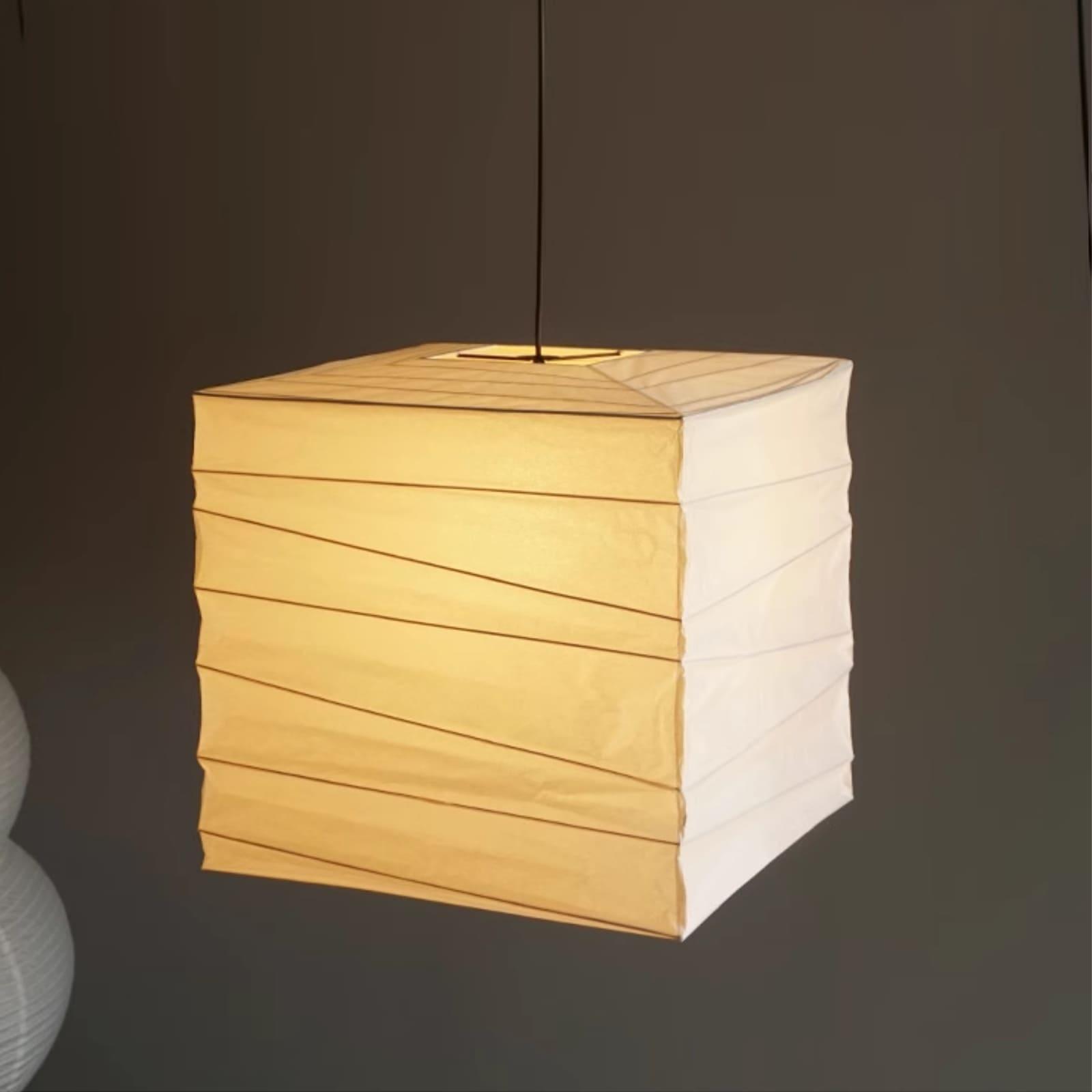 Ayla Paper Cube Pendant Lamp - Lamp Outdoor
