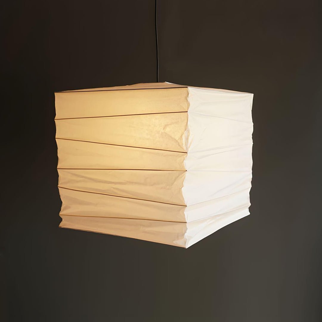 Ayla Paper Cube Pendant Lamp - Lamp Outdoor