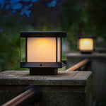 Ray Modern Rectangular Metal Glass Outdoor Lamp - - Lamp Outdoor