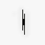 Cyral Minimalist Geometric Wall Lamp, Black/White - Lamp Outdoor