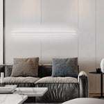 Gravo Minimalist Linear Metal/Acrylic Wall Lamp, Gold/Black/White - Lamp Outdoor