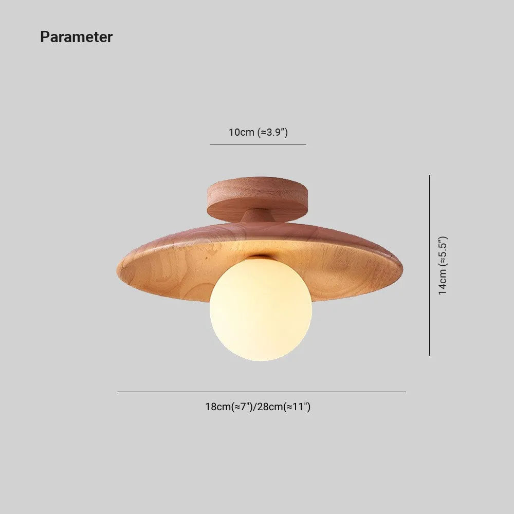 Oaki Flush Mount Ceiling Light - Lamp Outdoor