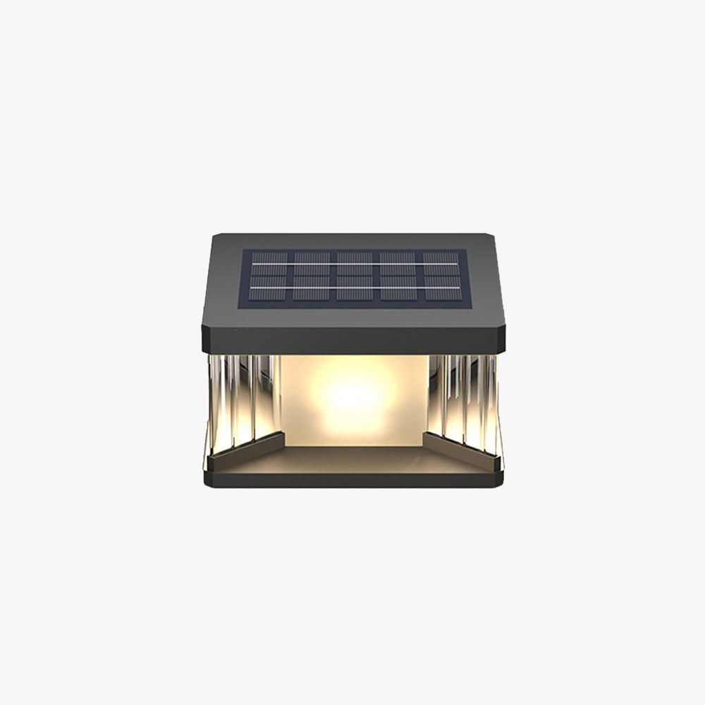 Ray LED Rectangular Metal Wall Lamp Post - Lamp Outdoor