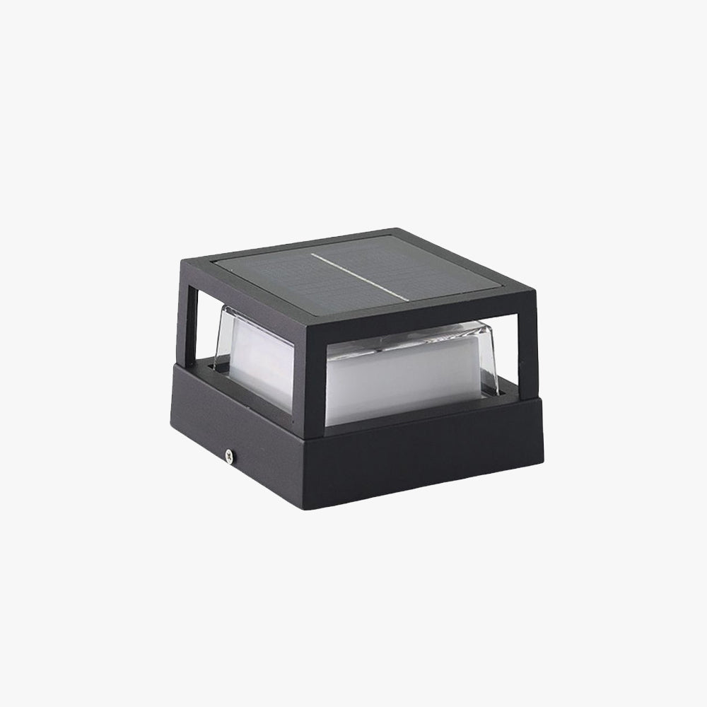 Ray Modern Cube Cylinder Metal Lamp Outdoor - Lamp Outdoor