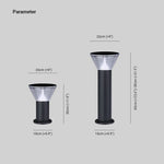 Ray Modern Metal Conical Solar Outdoor Bollard Light - Lamp Outdoor