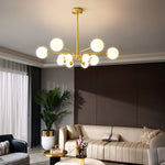 Aurora Chandelier Globe Arm Modern - Lamp Outdoor