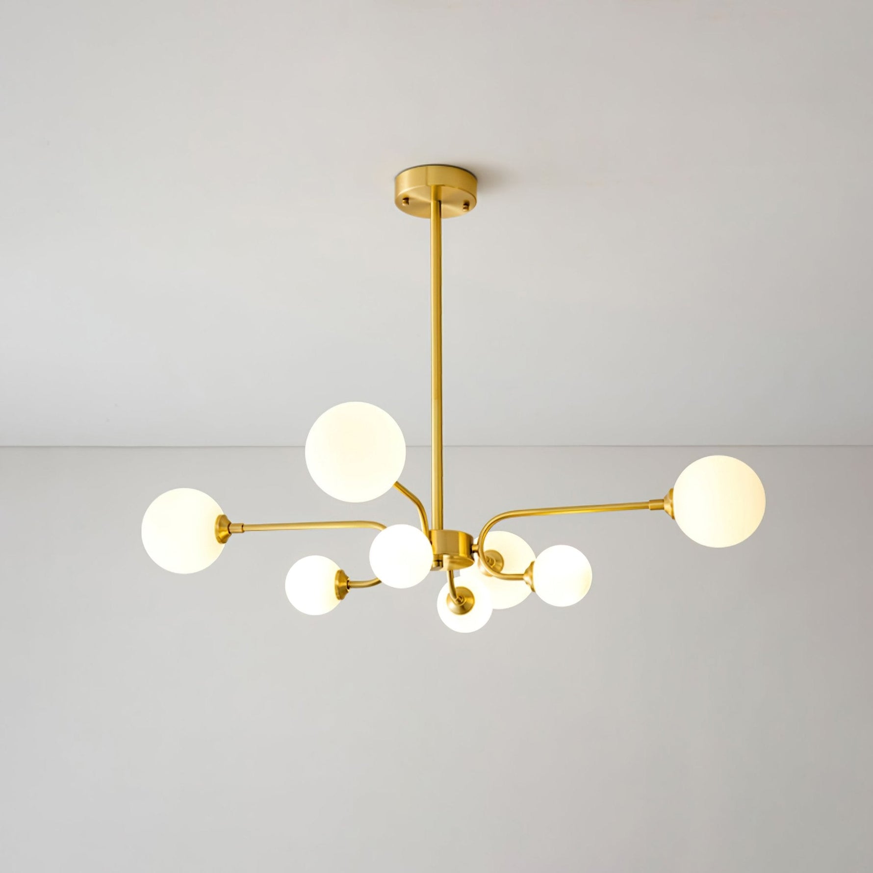 Aurora Chandelier Globe Arm Modern - Lamp Outdoor