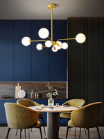 Aurora Chandelier Globe Arm Modern - Lamp Outdoor