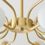 Aurora Chandelier Globe Arm Modern - Lamp Outdoor