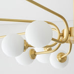 Aurora Chandelier Globe Arm Modern - Lamp Outdoor