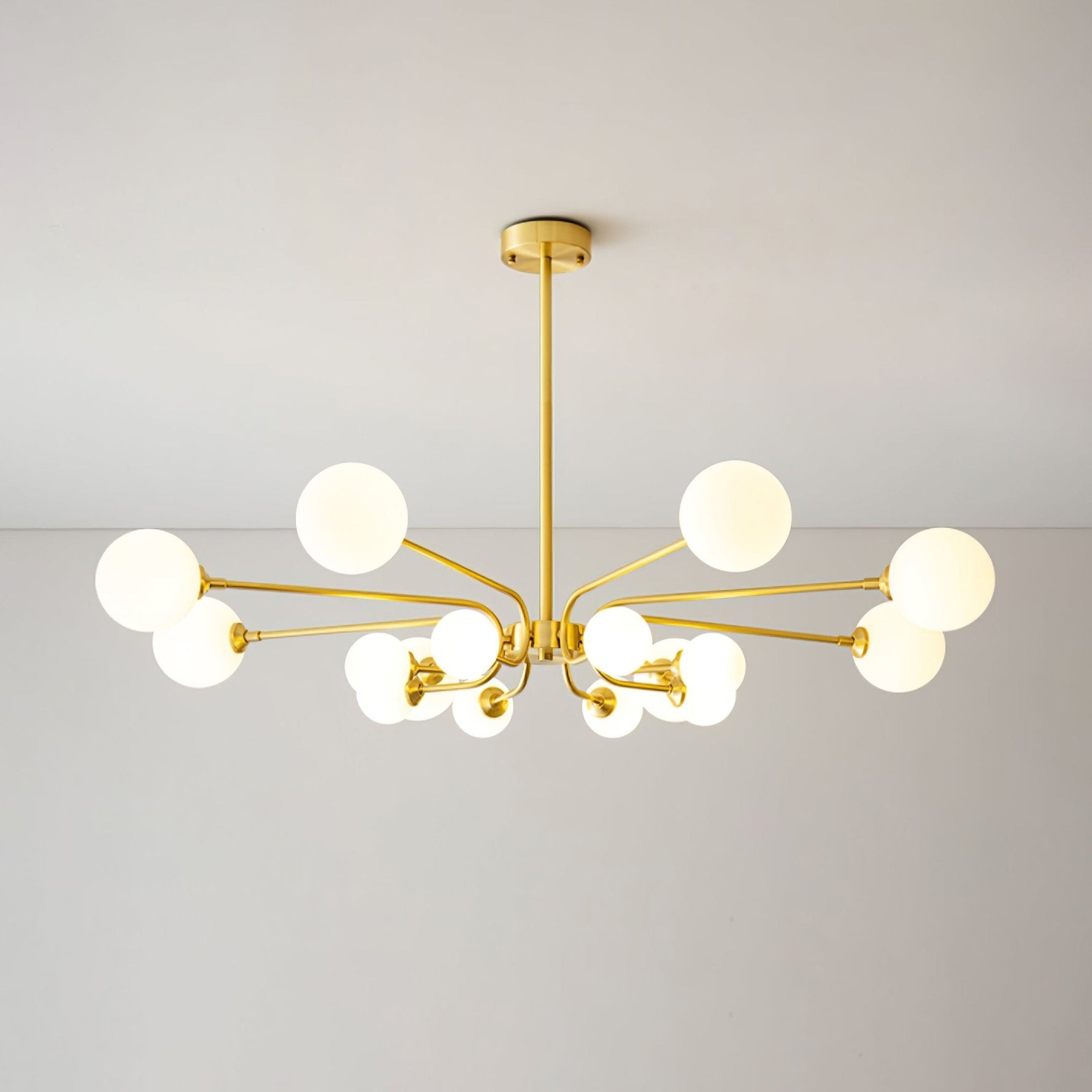 Aurora Chandelier Globe Arm Modern - Lamp Outdoor