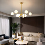 Aurora Chandelier Globe Arm Modern - Lamp Outdoor