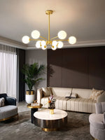 Aurora Chandelier Globe Arm Modern - Lamp Outdoor