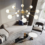 Aurora Chandelier Globe Arm Modern - Lamp Outdoor