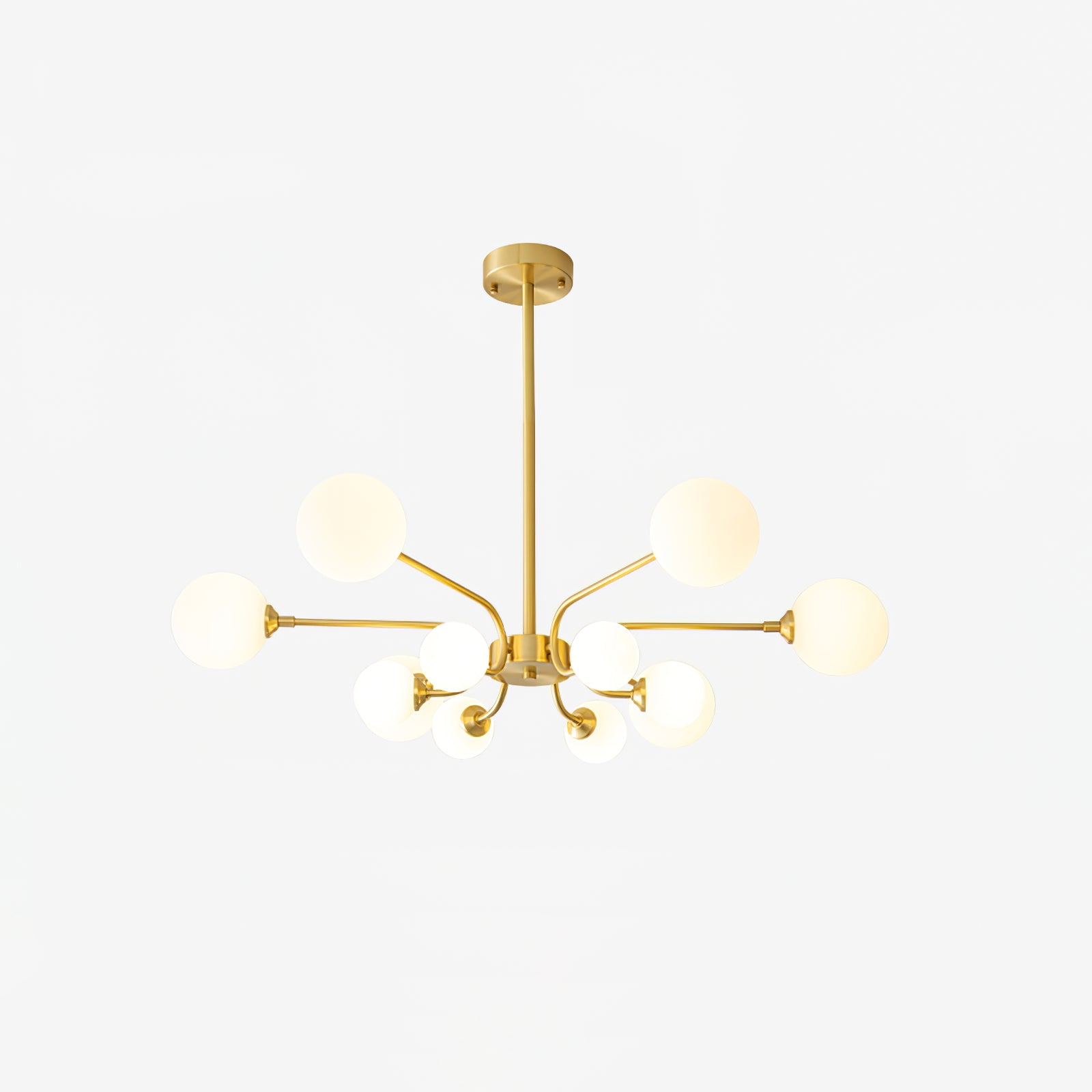 Aurora Chandelier Globe Arm Modern - Lamp Outdoor