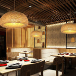 Bamboo Braided Pendant Lamp - Lamp Outdoor
