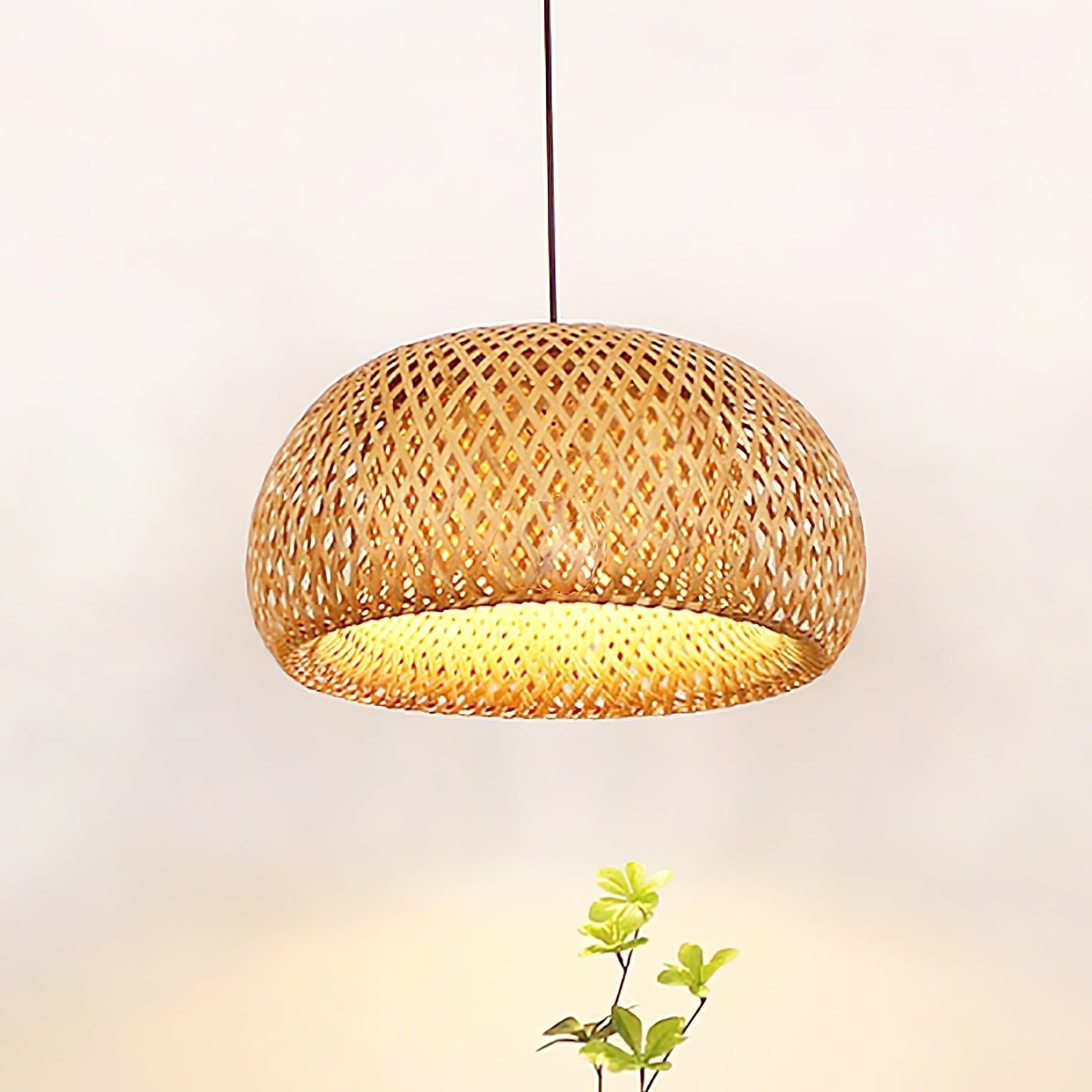 Bamboo Braided Pendant Lamp - Lamp Outdoor