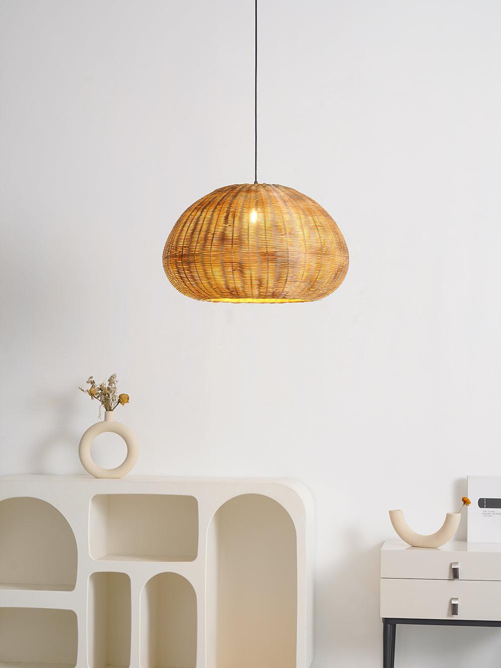 Adam Vintage Bamboo Pendant Light - Lamp Outdoor