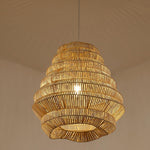 Bamboo Spiral Pendant Lamp - Lamp Outdoor