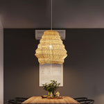 Bamboo Spiral Pendant Lamp - Lamp Outdoor