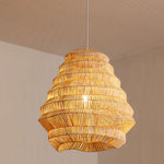 Bamboo Spiral Pendant Lamp - Lamp Outdoor