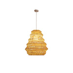 Bamboo Spiral Pendant Lamp - Lamp Outdoor