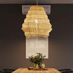 Bamboo Spiral Pendant Lamp - Lamp Outdoor