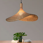 Rattan Weave Hat Pendant Light - Lamp Outdoor