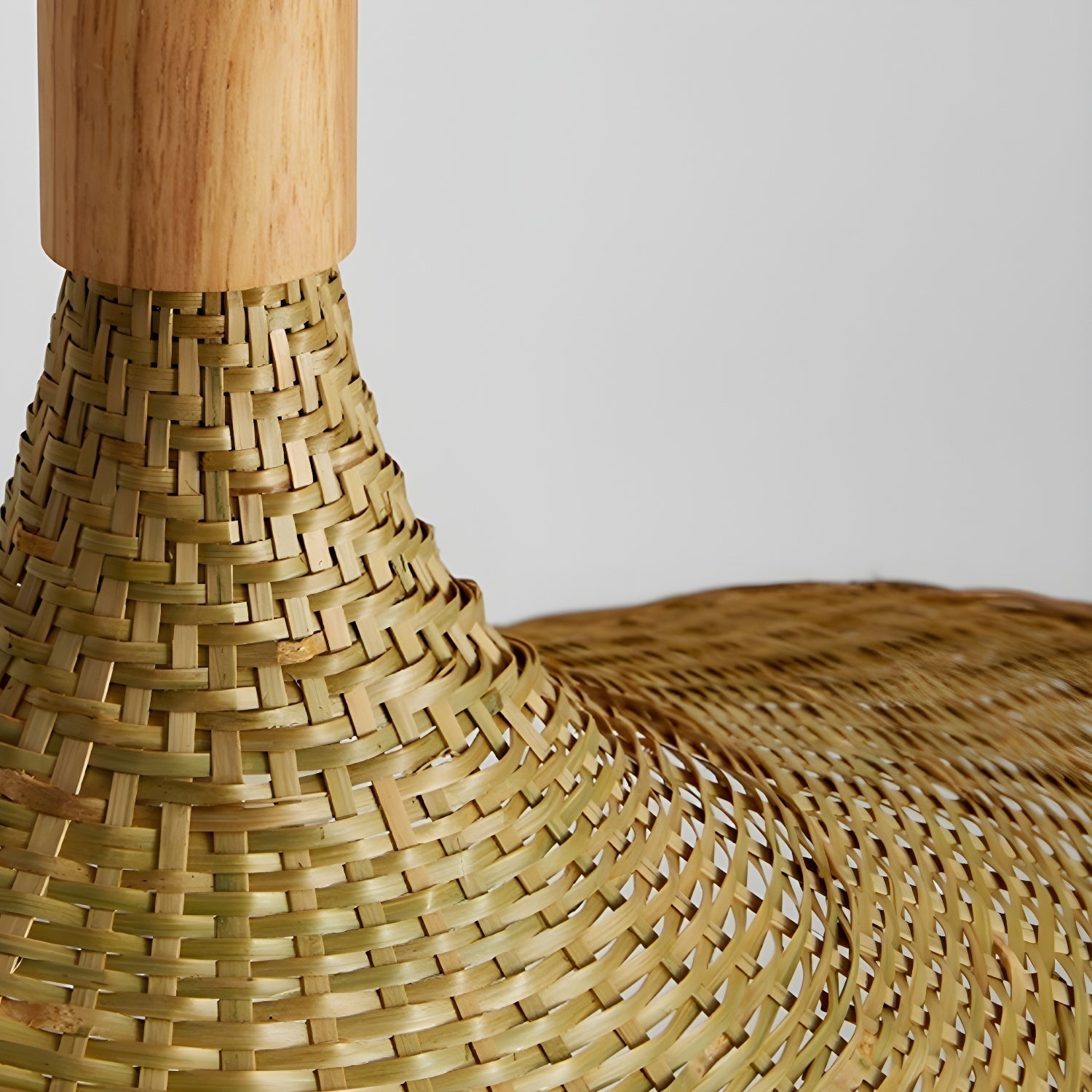 Rattan Weave Hat Pendant Light - Lamp Outdoor