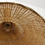 Rattan Weave Hat Pendant Light - Lamp Outdoor