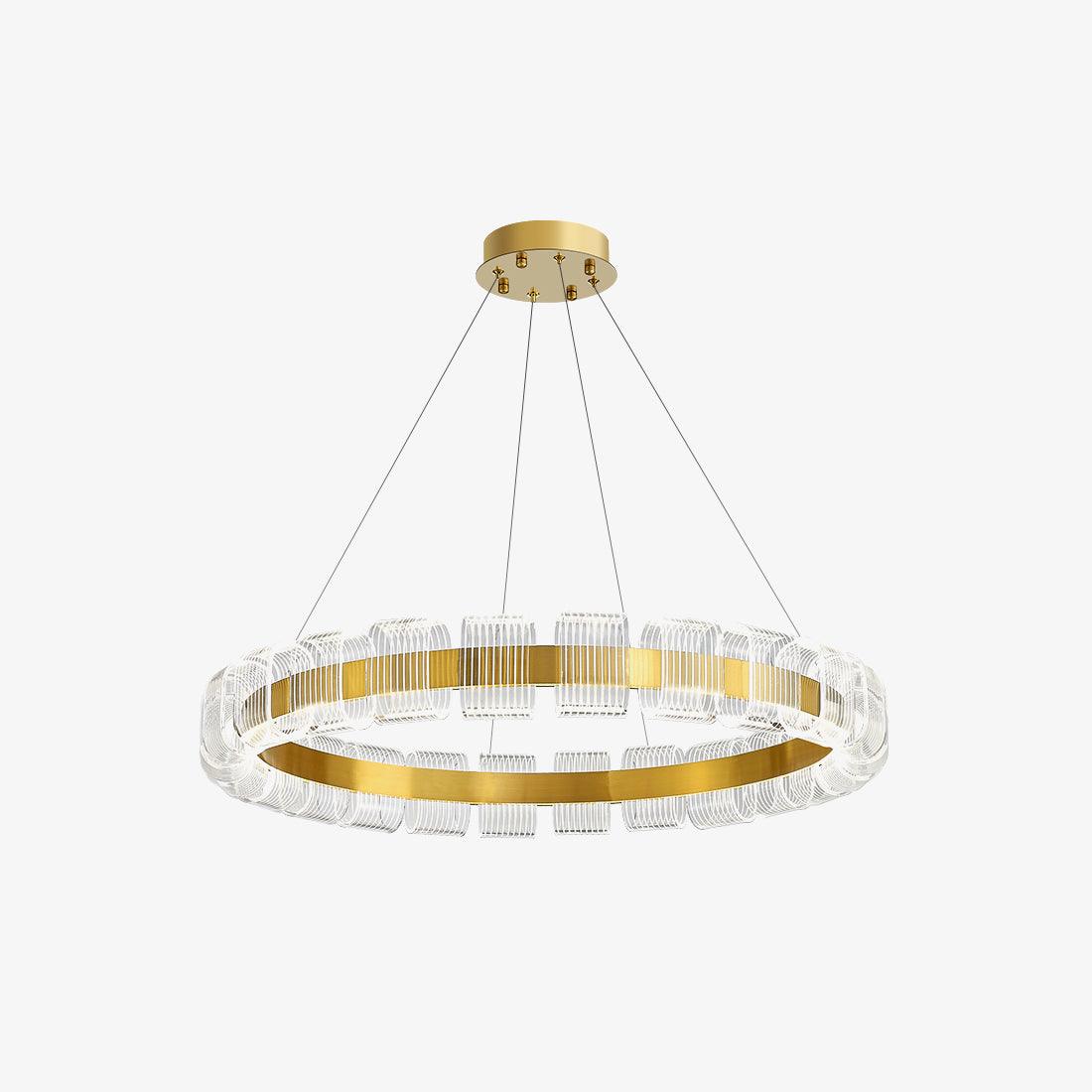 Abrahamson Modern Minimalist Luxury Bangle Metal Chandelier - Lamp Outdoor
