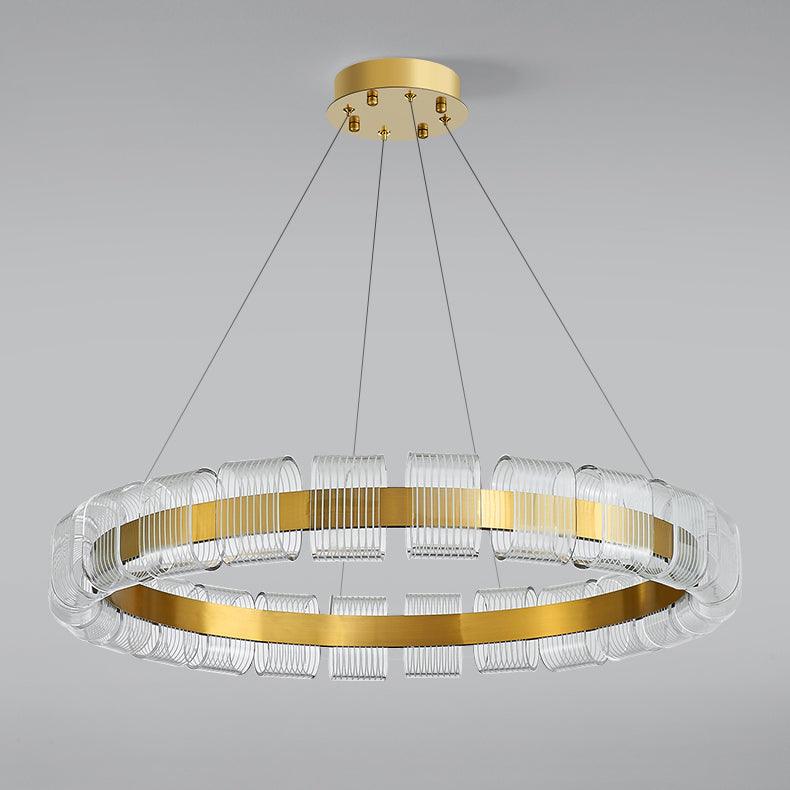 Abrahamson Modern Minimalist Luxury Bangle Metal Chandelier - Lamp Outdoor