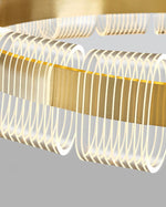 Abrahamson Modern Minimalist Luxury Bangle Metal Chandelier - Lamp Outdoor