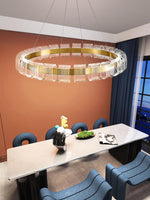 Abrahamson Modern Minimalist Luxury Bangle Metal Chandelier - Lamp Outdoor