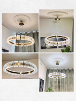 Abrahamson Modern Minimalist Luxury Bangle Metal Chandelier - Lamp Outdoor