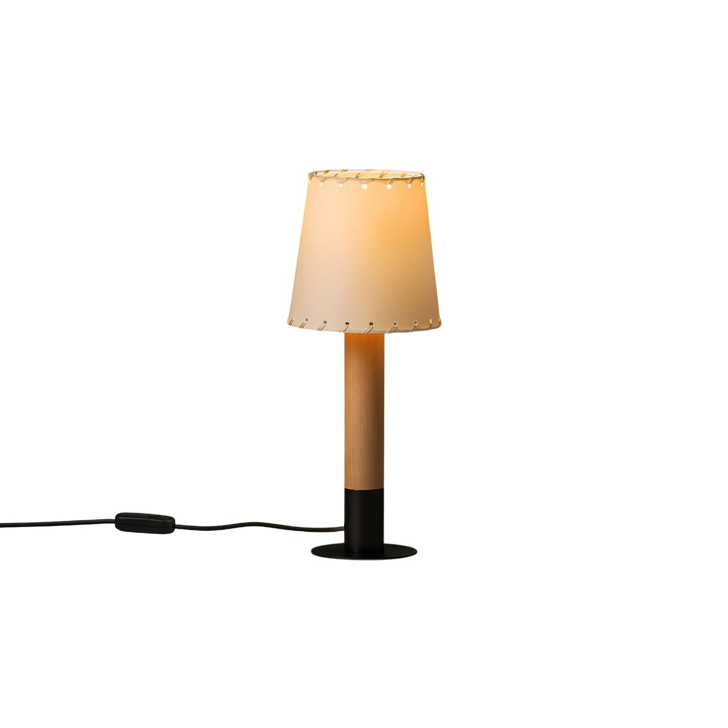 Basica Farmhouse Wood Table Lamp