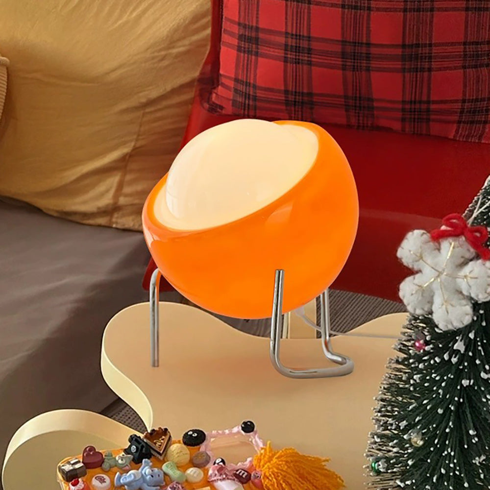 Bauhaus Modern Glass Table Lamp