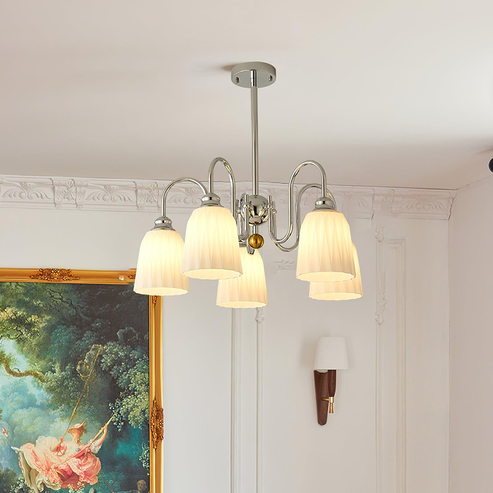 Micah Vintage Metal Chandelier - Lamp Outdoor