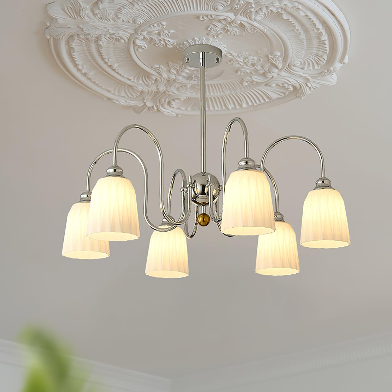 Micah Vintage Metal Chandelier - Lamp Outdoor